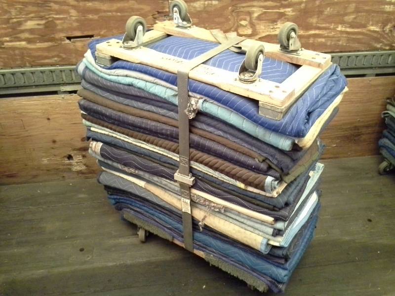 lot 828 image: Lot of (Approximately 22) Furniture Moving Blankets