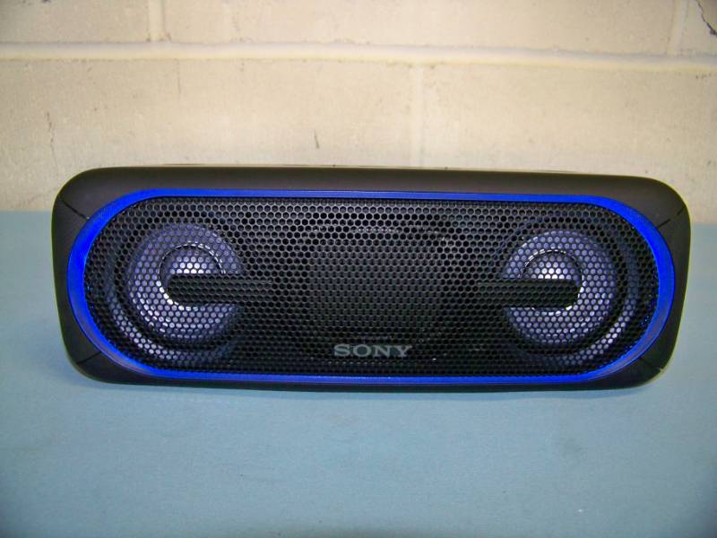lot 39 image: Sony, Portable, Extra Bass, Wireless Speaker with Bluetooth and Front Lighting