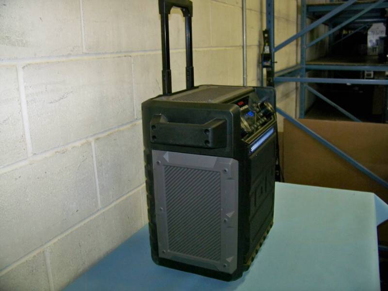 lot 43 image: ION, Pathfinder, High Power, Water Resistant, Portable Loudspeaker  Speaker with Bluetooth Connectivity and Color Light Bar