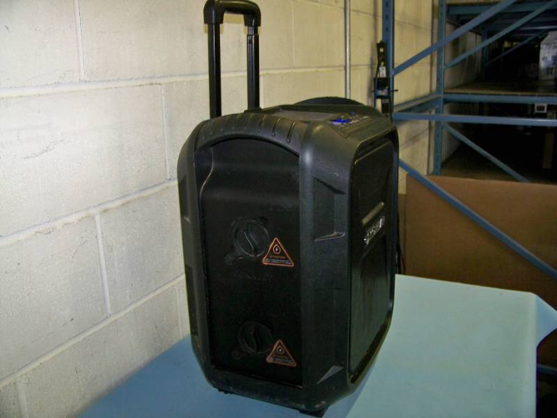 lot 46 image: ECOXGEAR, Portable, Wireless Loudspeaker  Speaker with Bluetooth Connectivity with Telescoping Handle and Wheels