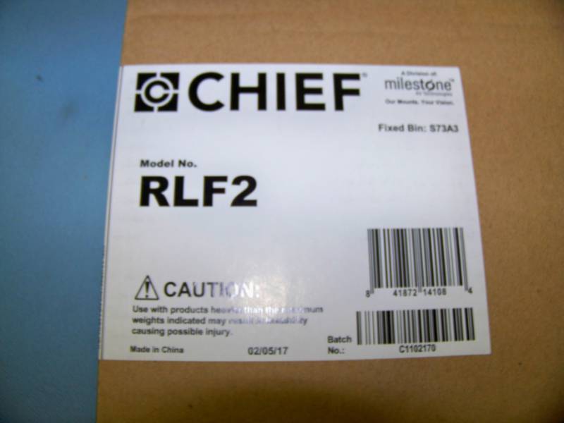 lot 12 image: Chief Manufacturing, 32-70 Fixed Wall Mount for Flat Panel TVs  Monitors  Displays - NEW in Original, Sealed Box