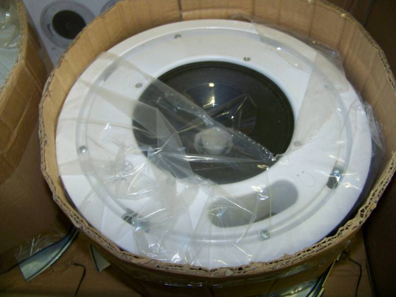 lot 54 image: Community, D6, 6.5, 2-Way, High Output In-Ceiling Speakers  Loudspeakers in Original, Open Box