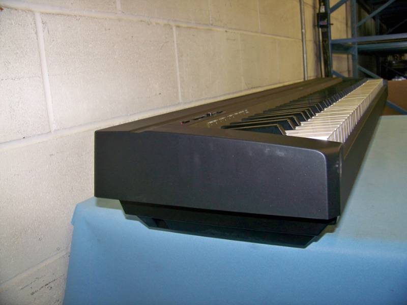 lot 29 image: Yamaha, P-45B, 88-Key, Digital Piano with Full Size, Weighted Keys and Bench in Original Boxes with X-Style Stand