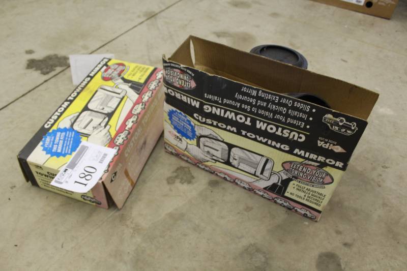 lot 180 image: 1996-1999 Chevrolet Custom Towing Mirrors, Air Filter and Additional Car Parts
