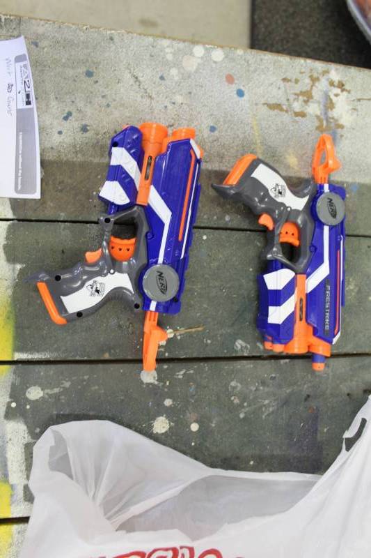 lot 219 image: Nerf Firestrike Nerf Guns