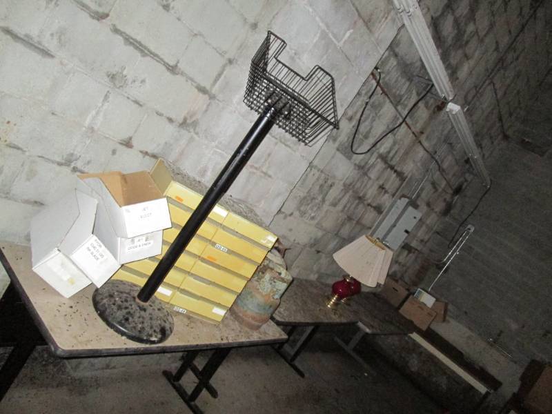 lot 20 image: Lot of tables and misc needs cleani...