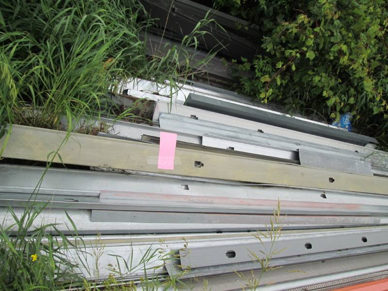 Lot of metal wall studs, framing an...