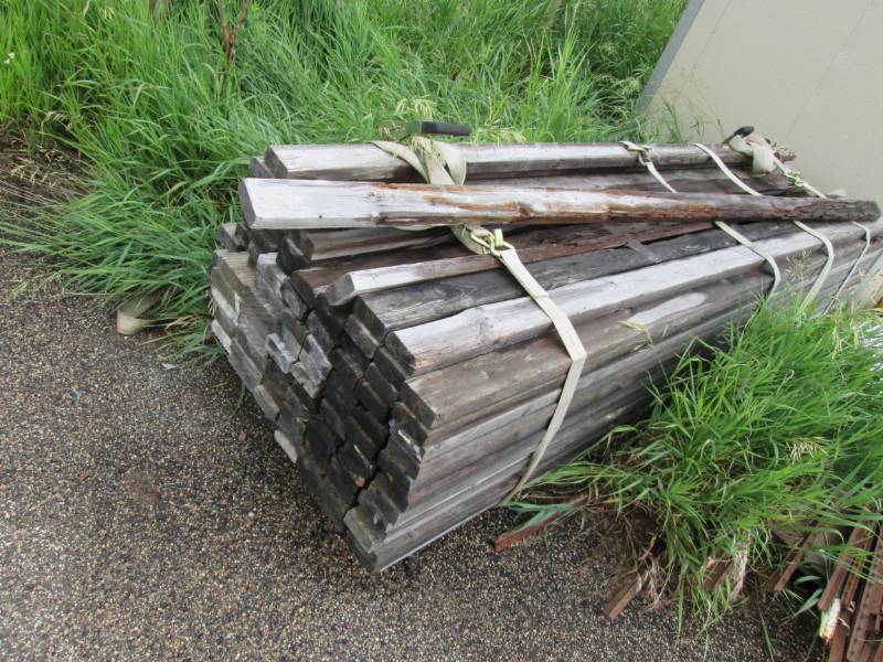 Pallet of weathered 2 x 4 and 2 x 6...