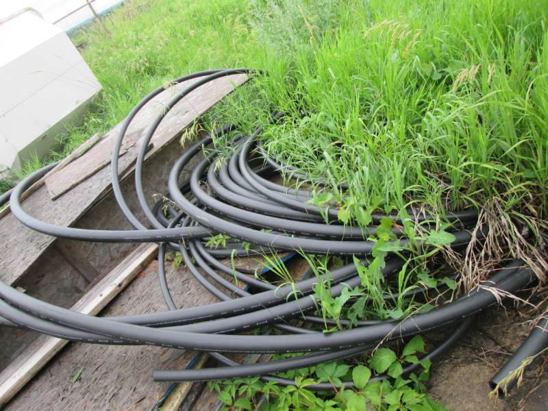 Lot of assorted plastic pipe...