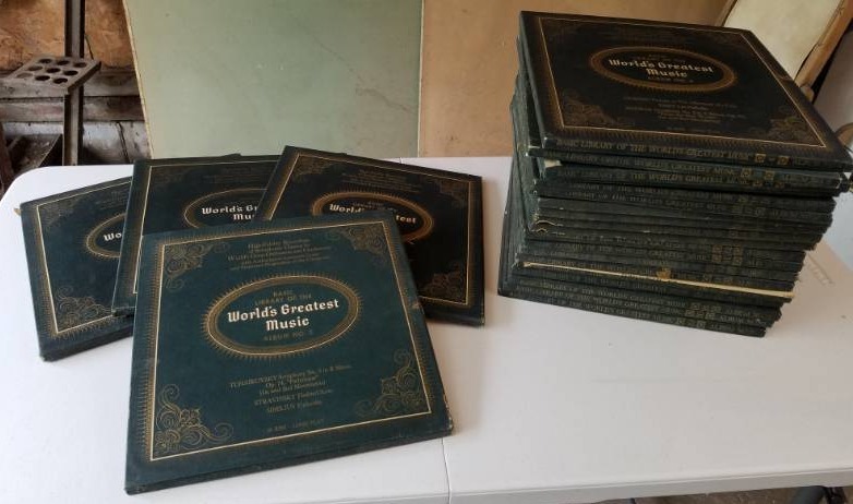 lot 73 image: Lot of 23 Worlds Greatest Music 12 inch records