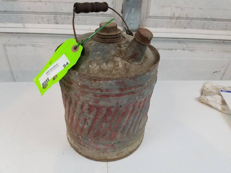lot 84 image: Antique gas can