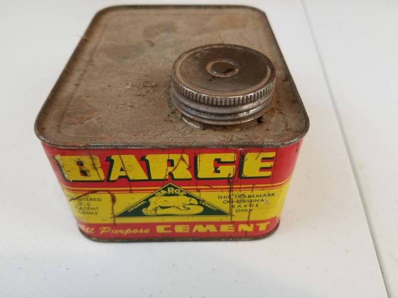 lot 109 image: Vintage Barge all purpose cleaner tin can