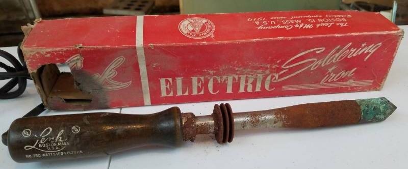 lot 125 image: Vintage Electric Soldering Iron