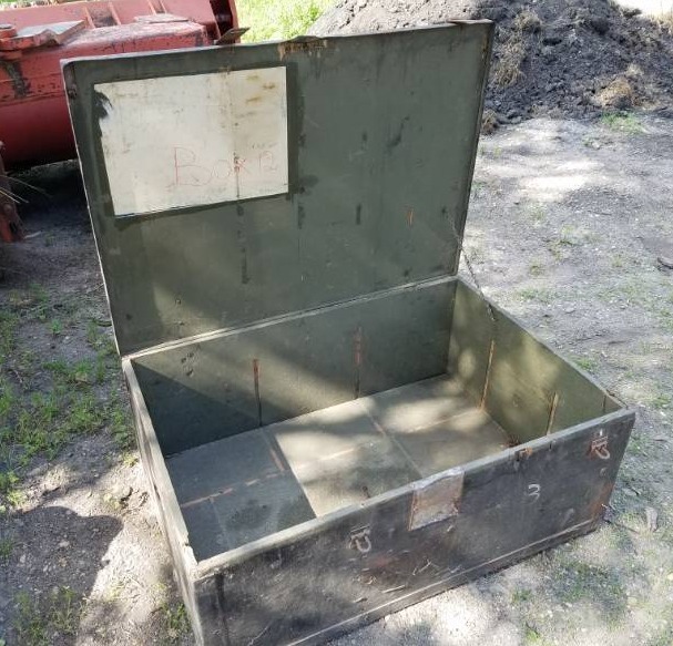 lot 216 image: Military Chest or Locker