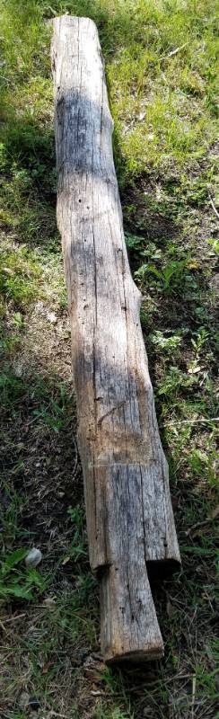 lot 231 image: Reclaimed log cabin wood various types of wood