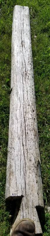 lot 232 image: Reclaimed log cabin wood various types of wood