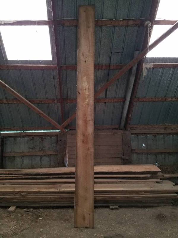 lot 66 image: 11 Rough Cut Oak Lumber