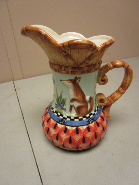 lot 115 image: FITZ & FLOYD PITCHER