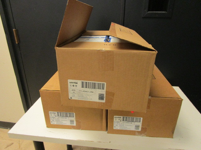 lot 138 image: LEVITON  LIGHT SWITCH COVERS