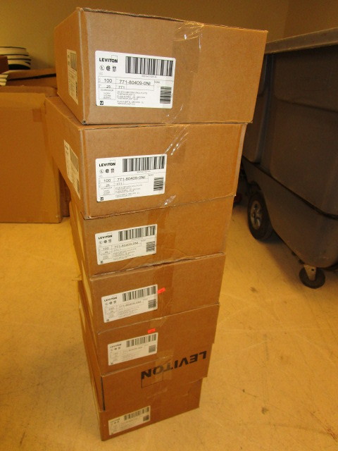 lot 139 image: LEVITON LIGHT SWITCH COVERS