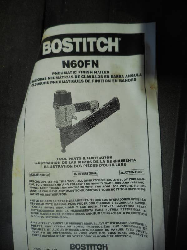 lot 29 image: Bostich Finish Nailer (#9)
