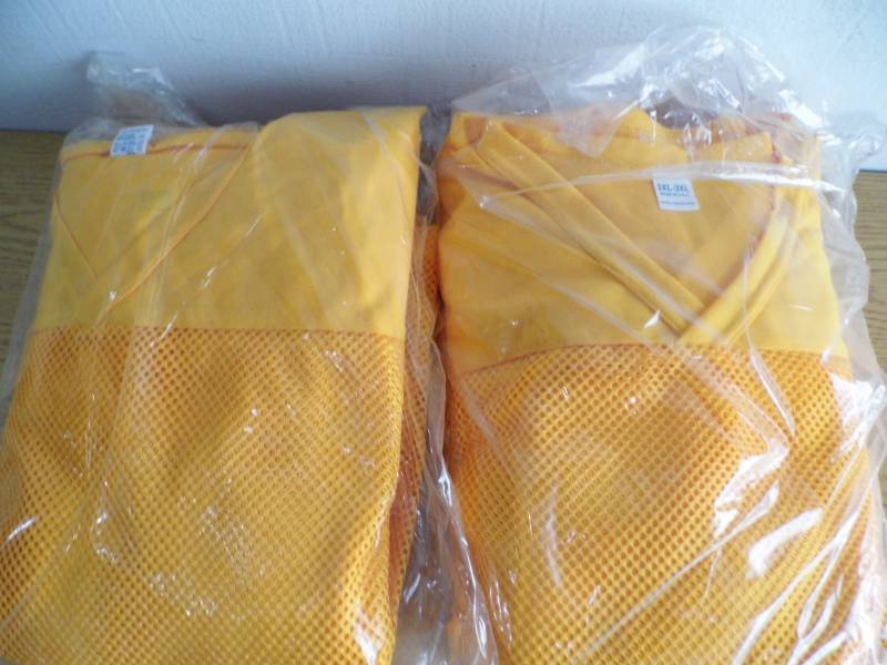 lot 81 image: Lot of 12 Gold Practice Football Jerseys