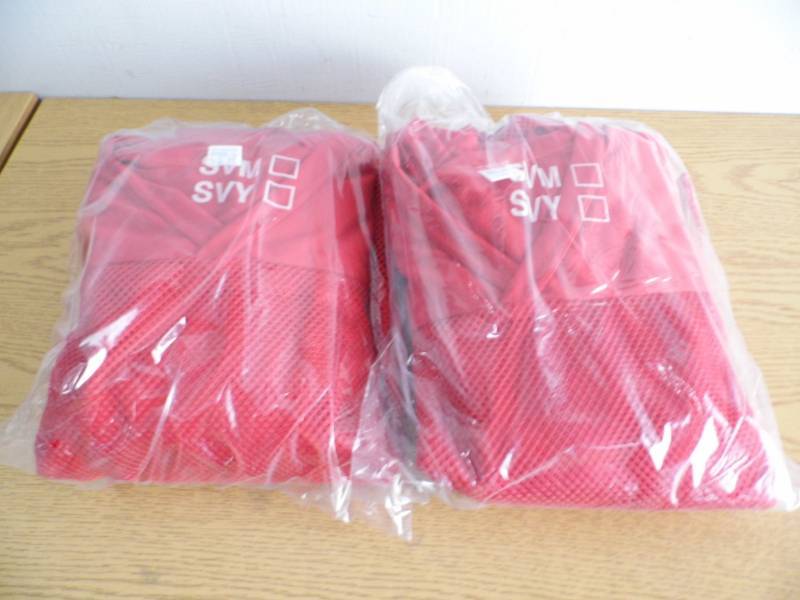 lot 82 image: Lot of 12 Red Practice Football Jerseys