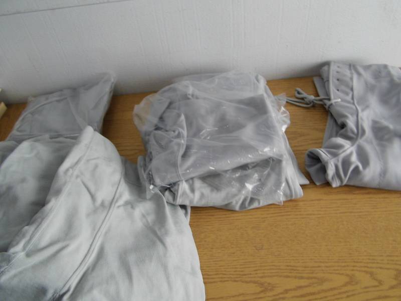 lot 85 image: Lot of 12 Pair Grey  Practice Football Pants