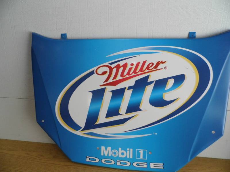 lot 112 image: Metal Miller Lite Sign