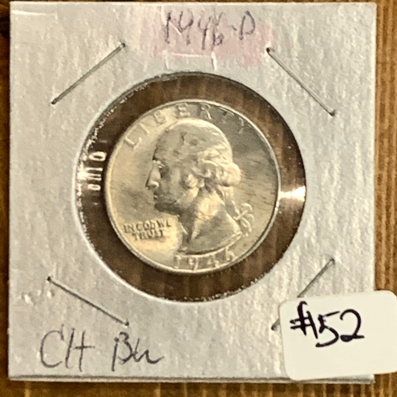 lot 52 image: (1) Silver Quarter