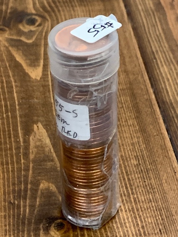 lot 55 image: (1) Roll Of Lincon Cents