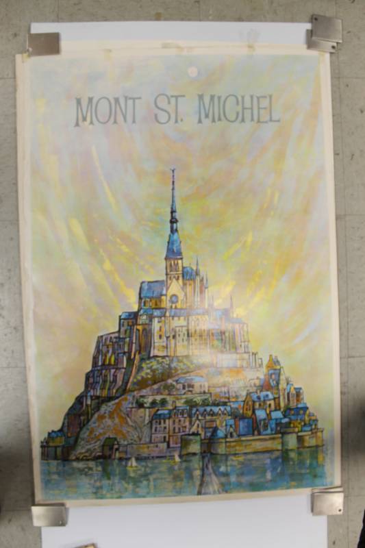 lot 55 image: Mont ST. Michel Poster