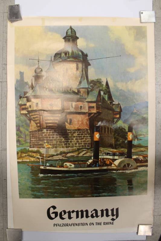 lot 56 image: Germany, Pfalzgrafenstein On The Rhine Poster
