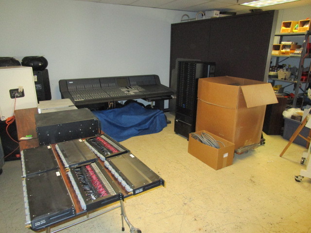 lot 216 image: EUPHONIX 24 CHANNEL ANALOG RECORDING CONSOLE WITH TOWER