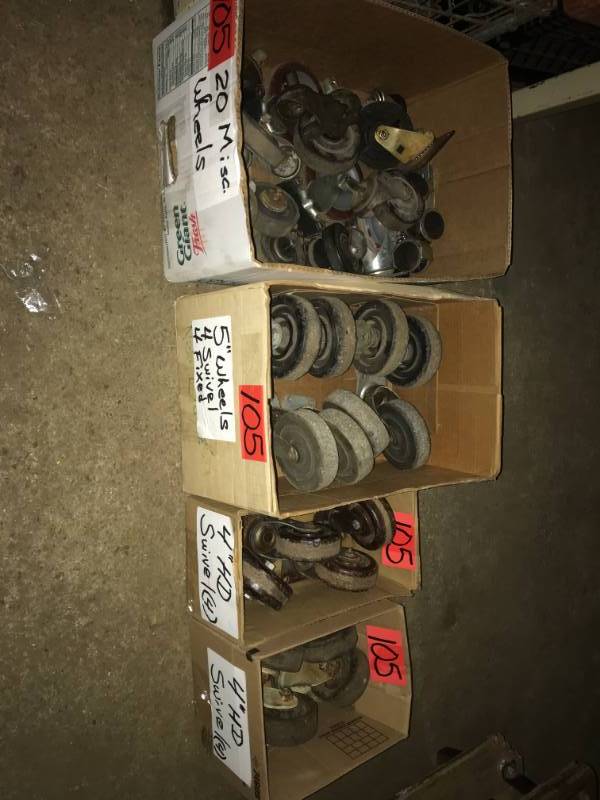 lot 105 image: Misc Wheels, 16 matching, 36ct total