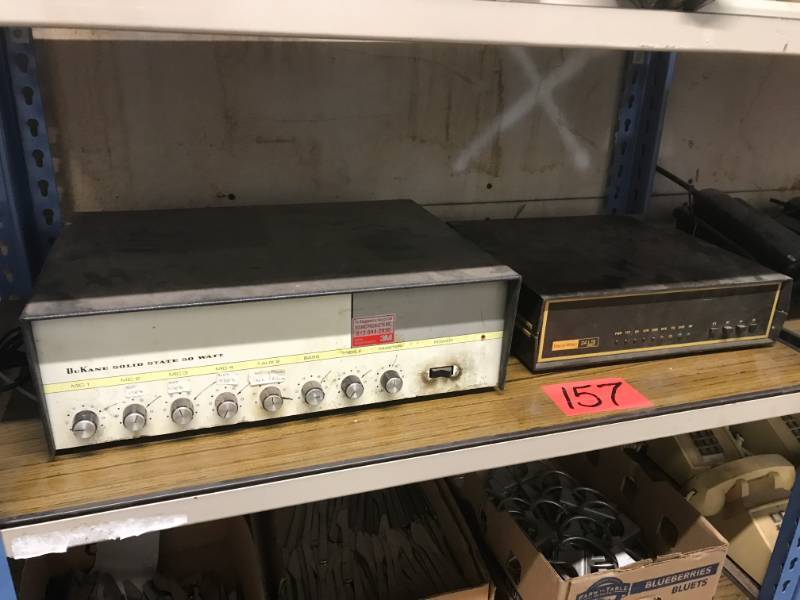 lot 157 image: Dukane Solid State 50 Watt Amplifier