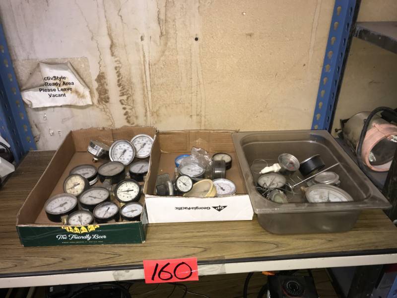 lot 160 image: Misc Gauges - 29 total