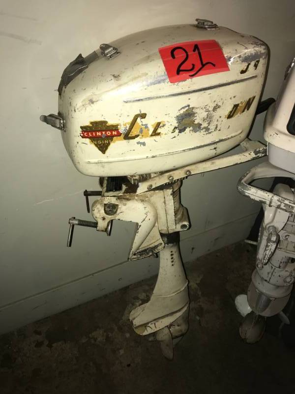 lot 21 image: Clinton Outboard Motor