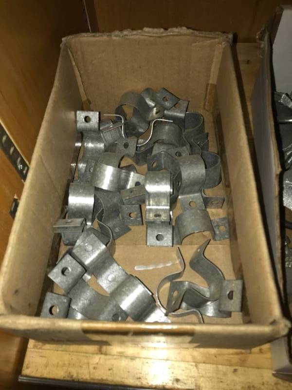 lot 67 image: 4 Shelves of Hardware and Handles