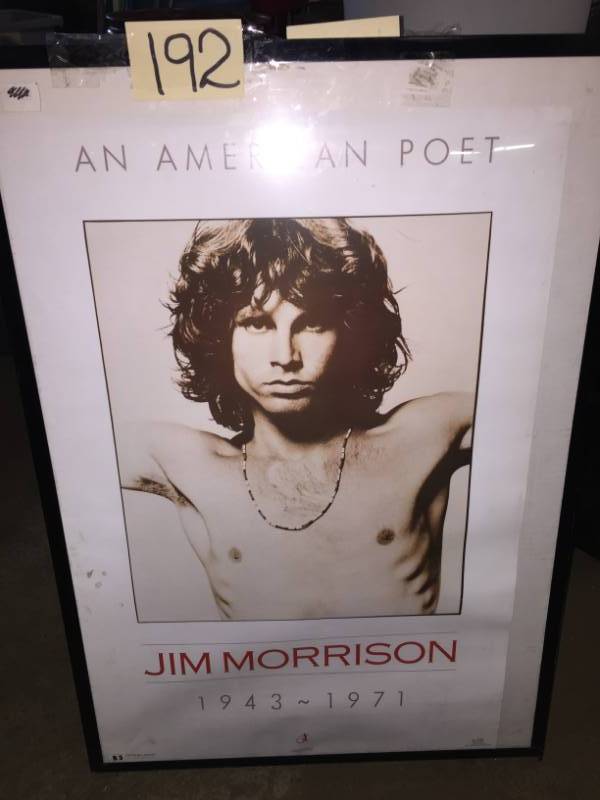 lot 192 image: Poster Jim Morrison