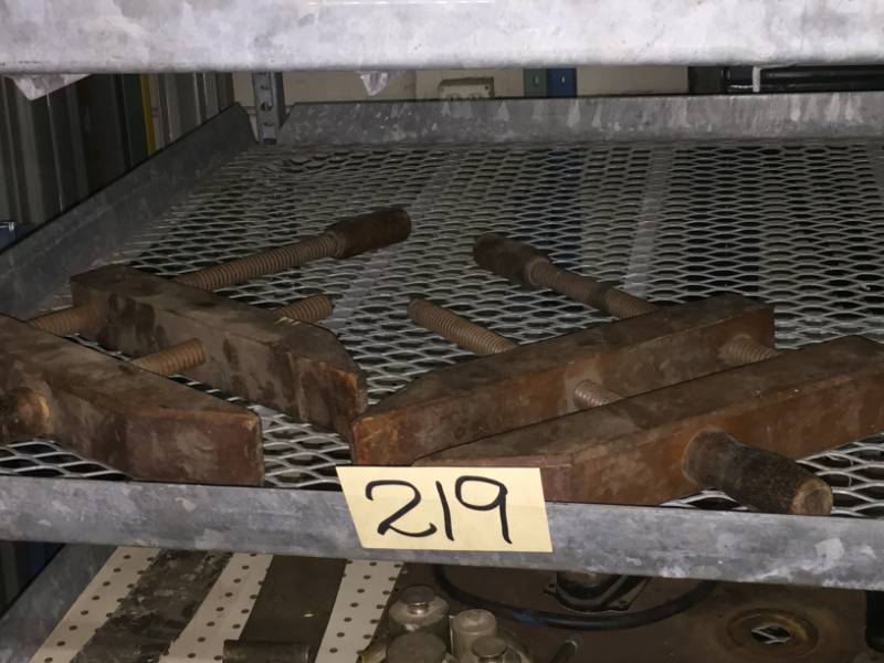 lot 219 image: Antique Wood Clamp