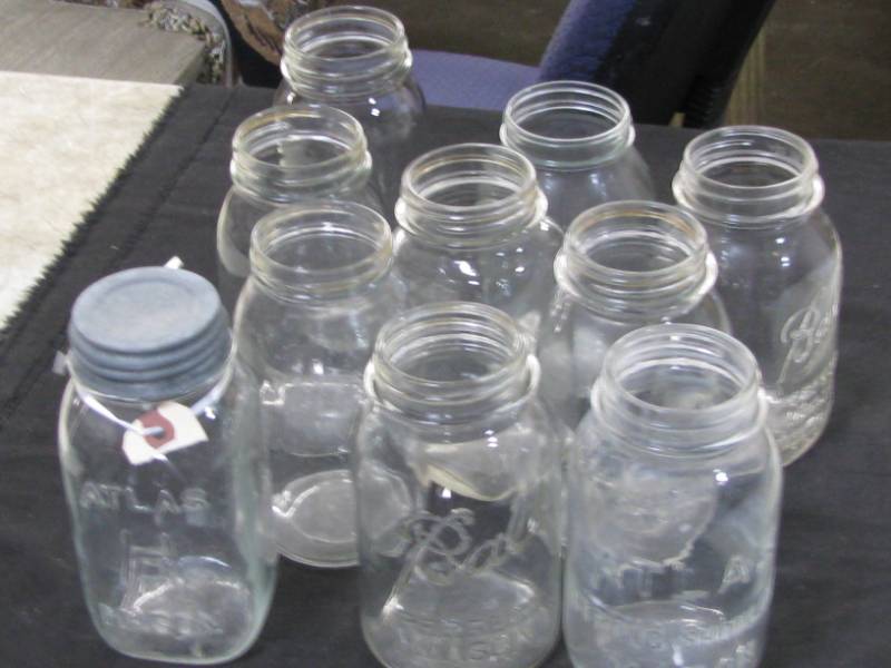 lot 25 image: Canning Jars