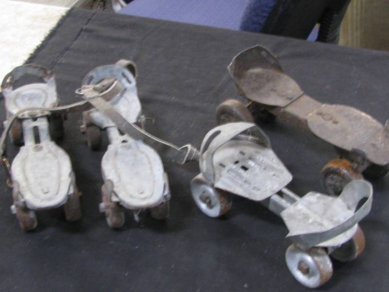 lot 32 image: Vintage Roller Skates