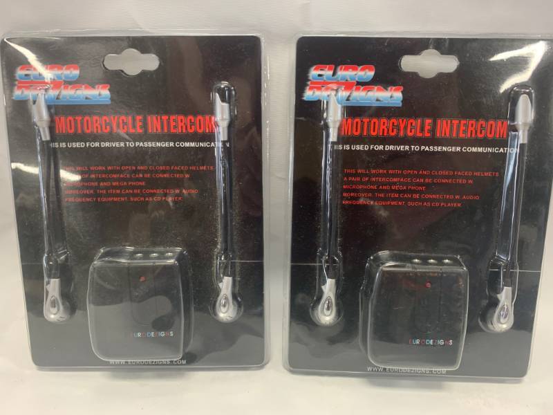 lot 46 image: Set of 2 Motorcycle Intercoms