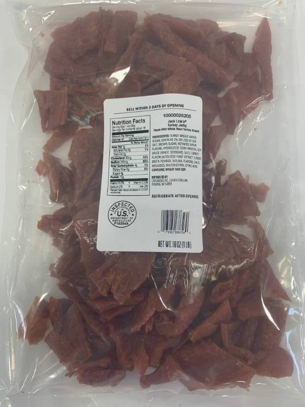 lot 48 image: 1 Pound Fresh Turkey Jerky from Jack Link