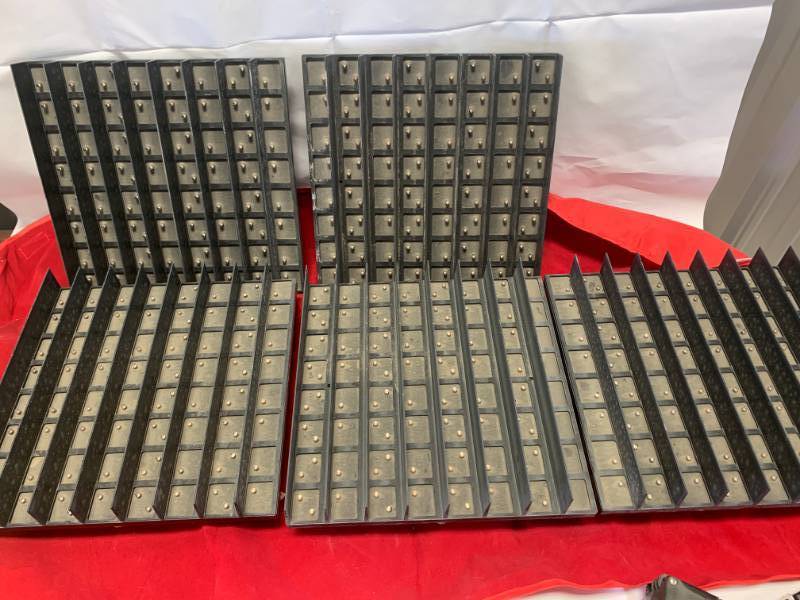 lot 49 image: Lot of 5 Prostar Lighted LED Message Panels from Daktronics