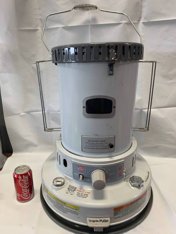 lot 80 image: Kero World 23,000 BTU Indoor Kerosene Heater $175 retail