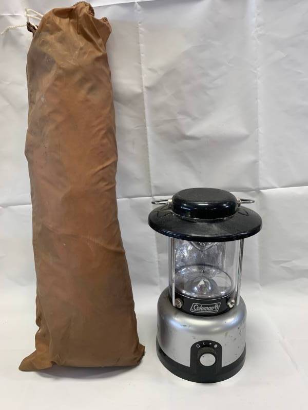 lot 104 image: Coleman LED Lantern & Tent