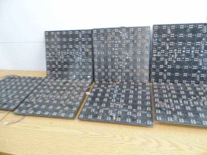lot 101 image: Lot of 7 LED Messxage Board Panels