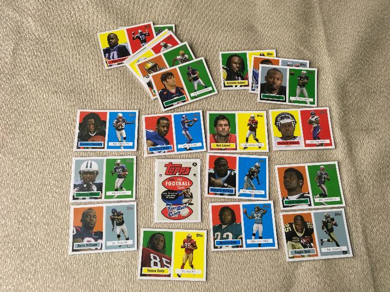 lot 274 image: 2006 Topps Turn Back The Clock NFL Card Set